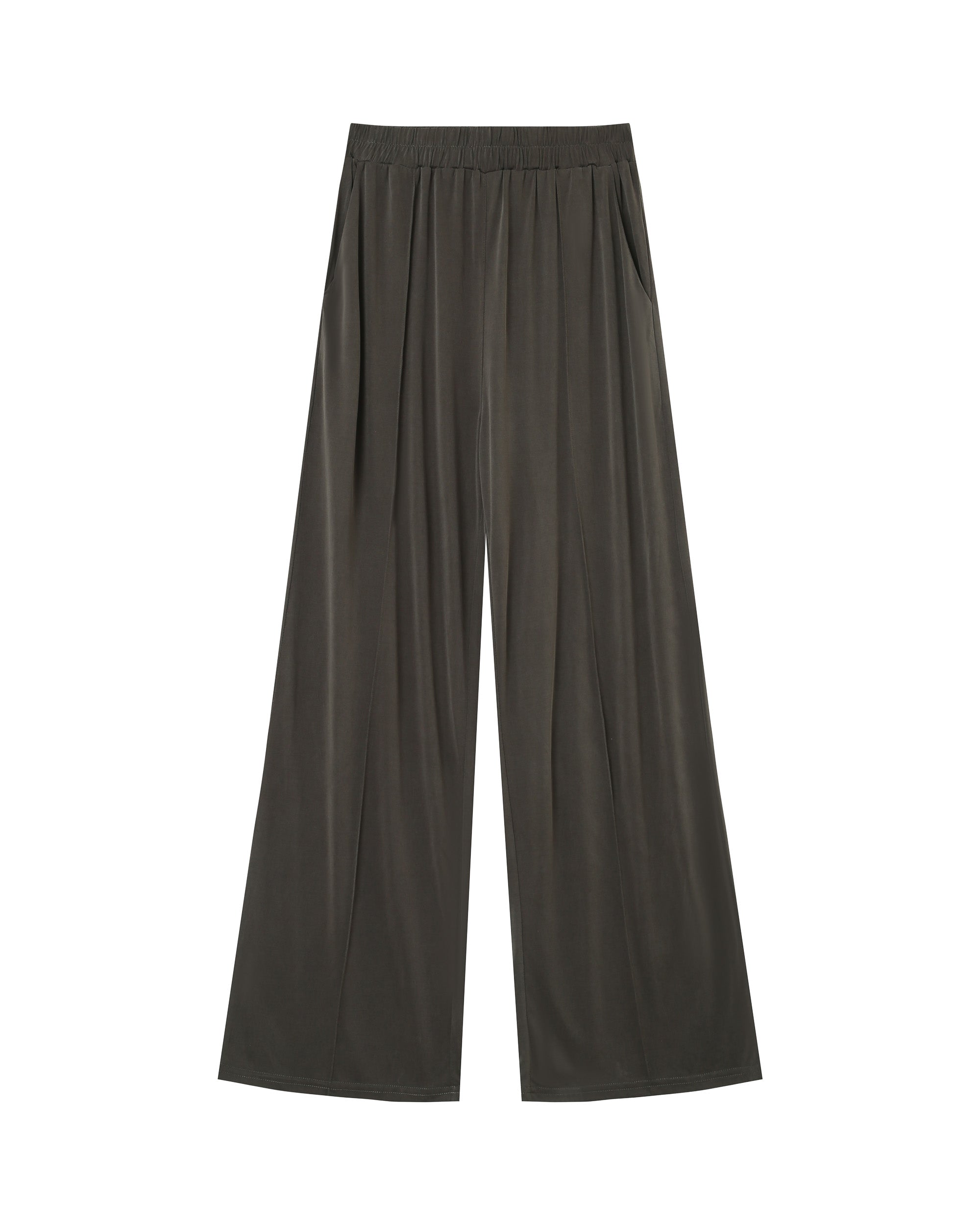 Pantalon fluide en modal kaki Pax