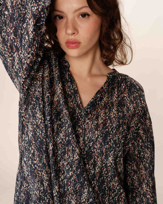 ROBE COURTE MARINE PAZUR