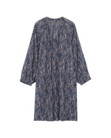 Robe courte imprimée marine Pazur