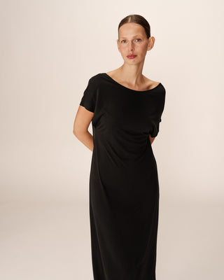 ROBE LONGUE ANTHRACITE PEACE
