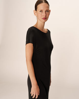 ROBE LONGUE ANTHRACITE PEACE