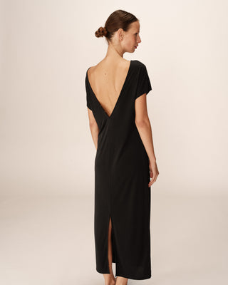 ROBE LONGUE ANTHRACITE PEACE