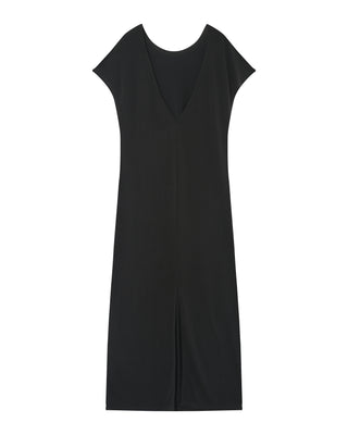 ROBE LONGUE ANTHRACITE PEACE