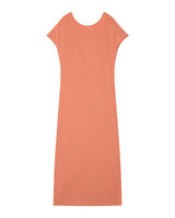 Robe mi-longue en modal peche Peace