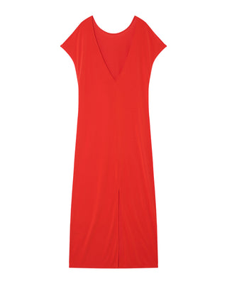ROBE LONGUE ROUGE PEACE