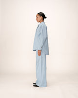 Striped shirt jacket blue Peggy_13019