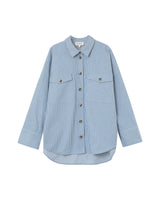 Striped shirt jacket blue Peggy_13019