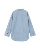 Striped shirt jacket blue Peggy_13019
