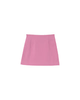 Jupe courte trapÃƒÂ¨ze rose Pekin