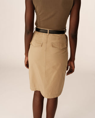 JUPE BEIGE PENCIL