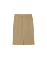 Jupe mi-longue crayon beige Pencil