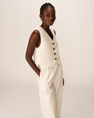 GILET ECRU PENN