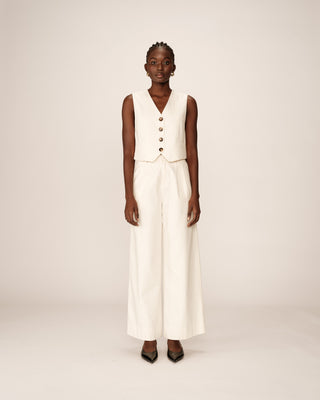 GILET ECRU PENN