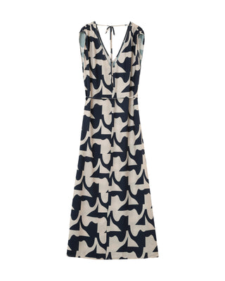 ROBE LONGUE MARINE PENSEE
