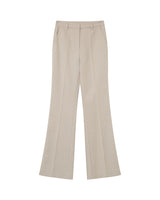 Pantalon tailleur evase beige People