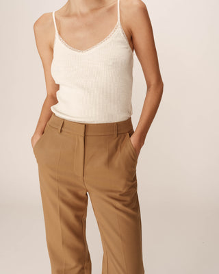 PANTALON TAUPE PEOPLE