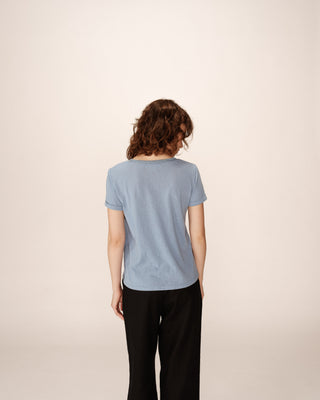 T-SHIRT BLEU PEPITO