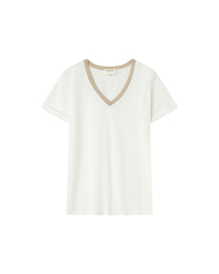 T-SHIRT ECRU TOP