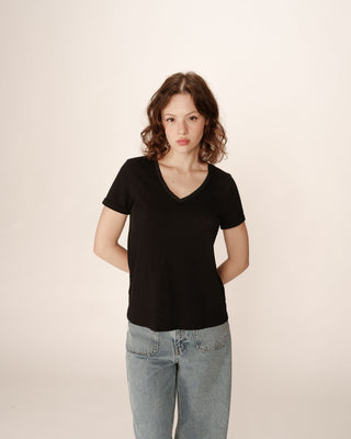 T-SHIRT NOIR PEPITO
