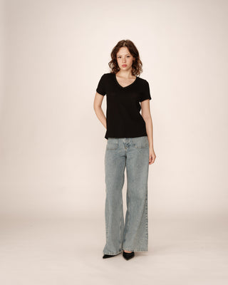 T-SHIRT NOIR PEPITO