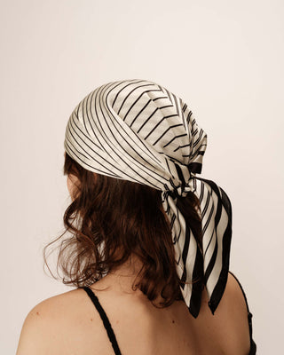FOULARD ECRU PEPPERMINT