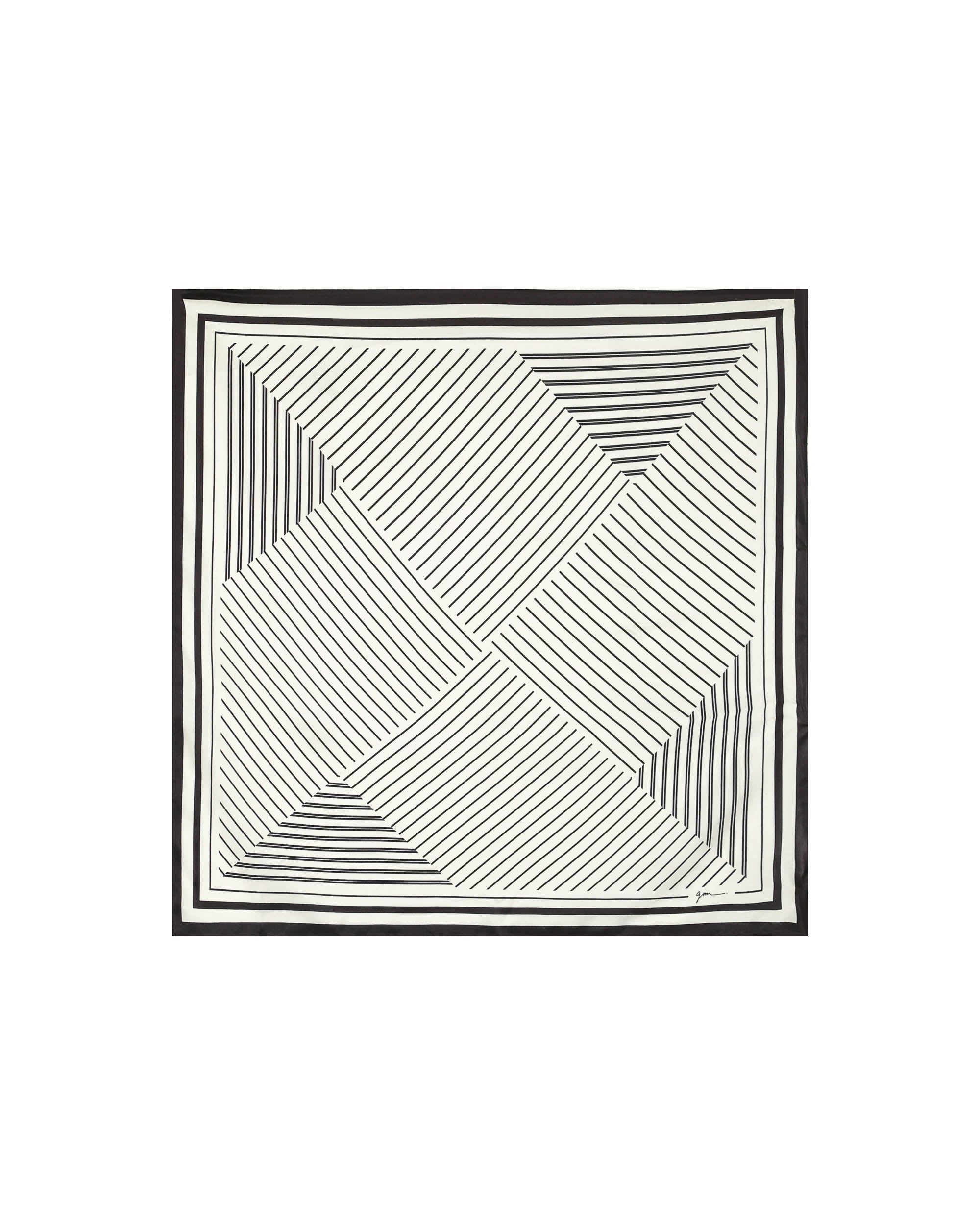 Silk scarf ecru Peppermint