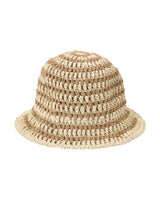 Raphia bucket hat beige Pepper
