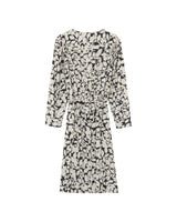 Robe portefeuille nouée noir Percy