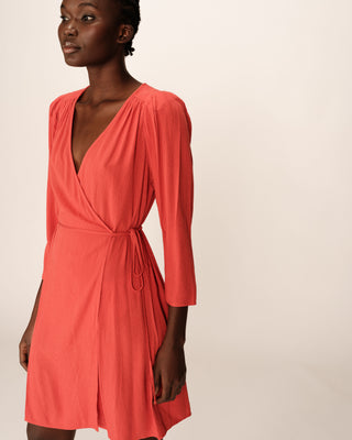 ROBE COURTE TERRACOTTA PERCY
