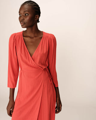 ROBE COURTE TERRACOTTA PERCY