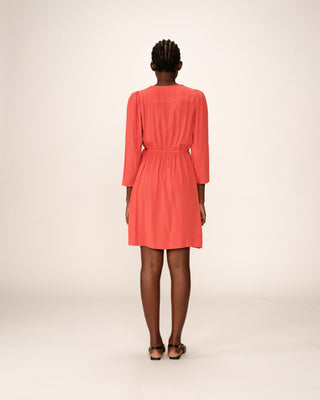 ROBE COURTE TERRACOTTA PERCY