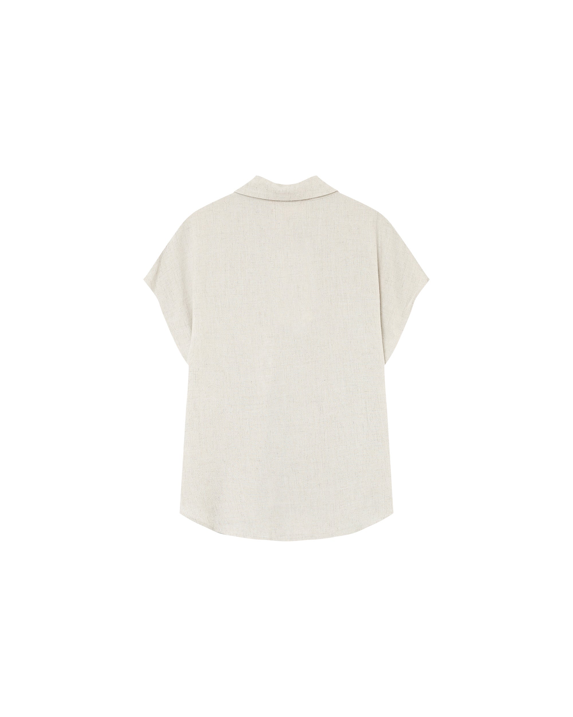 Short-sleeved shirt beige Perez_13104