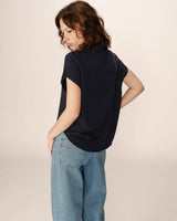 Short-sleeved shirt marine Perez_13104
