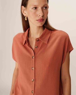CHEMISE TERRACOTTA PEREZ