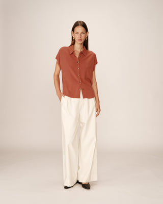 CHEMISE TERRACOTTA PEREZ