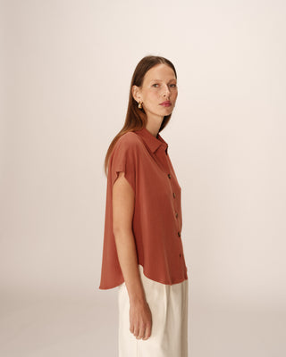CHEMISE TERRACOTTA PEREZ