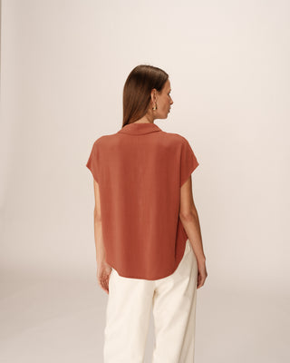 CHEMISE TERRACOTTA PEREZ