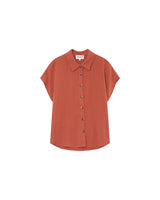Short-sleeved shirt terracotta Perez_13104