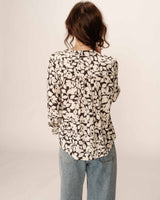 Loose blouse black Perrone