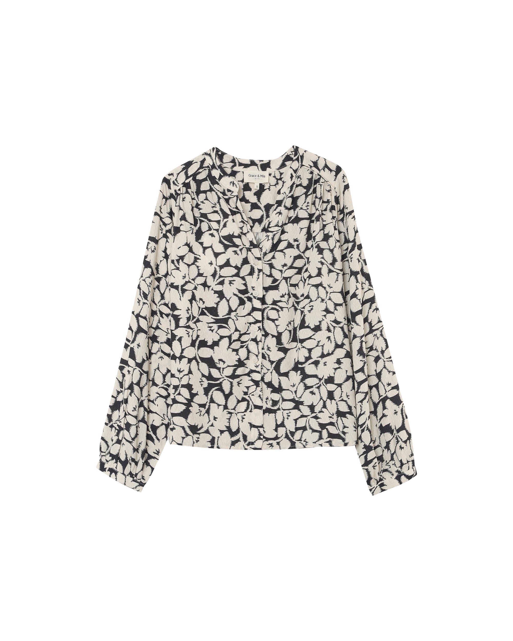 Loose blouse black Perrone