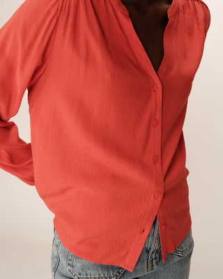 BLOUSE TERRACOTTA PERRONE