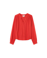 Loose blouse terracotta Perrone