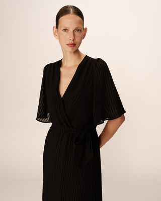 ROBE LONGUE NOIR PERSE