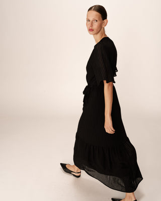 ROBE LONGUE NOIR PERSE