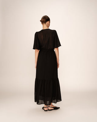 ROBE LONGUE NOIR PERSE