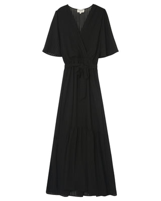 ROBE LONGUE NOIR PERSE