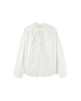 Embroidered collar blouse ecru Persia