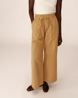 Pantalon large elastique ocre Peterson