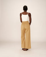 Pantalon large elastique ocre Peterson