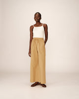 Pantalon large elastique ocre Peterson